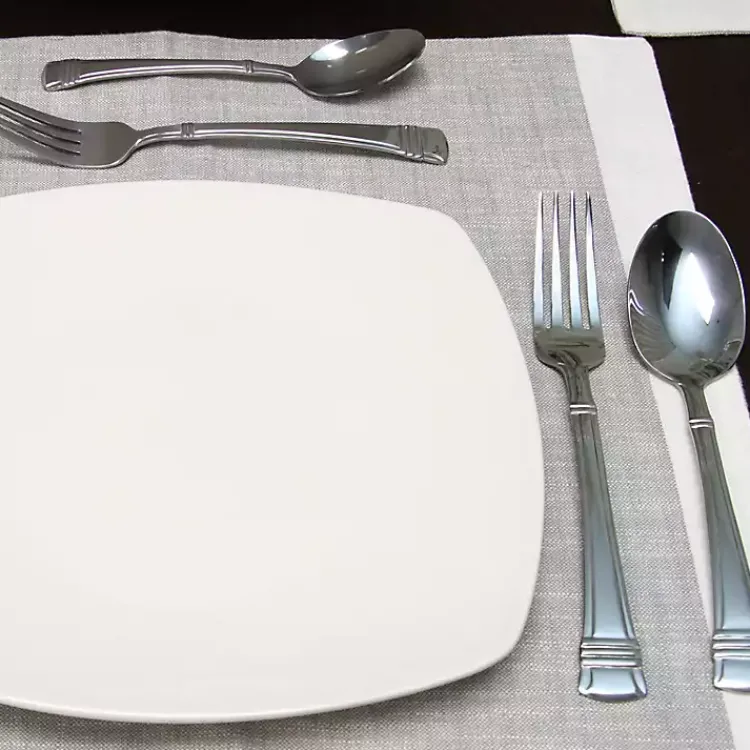 Flatware & Cutlery-Kirklands Home Mercutio Lines Stainless Steel 20-pc. Flatware Set