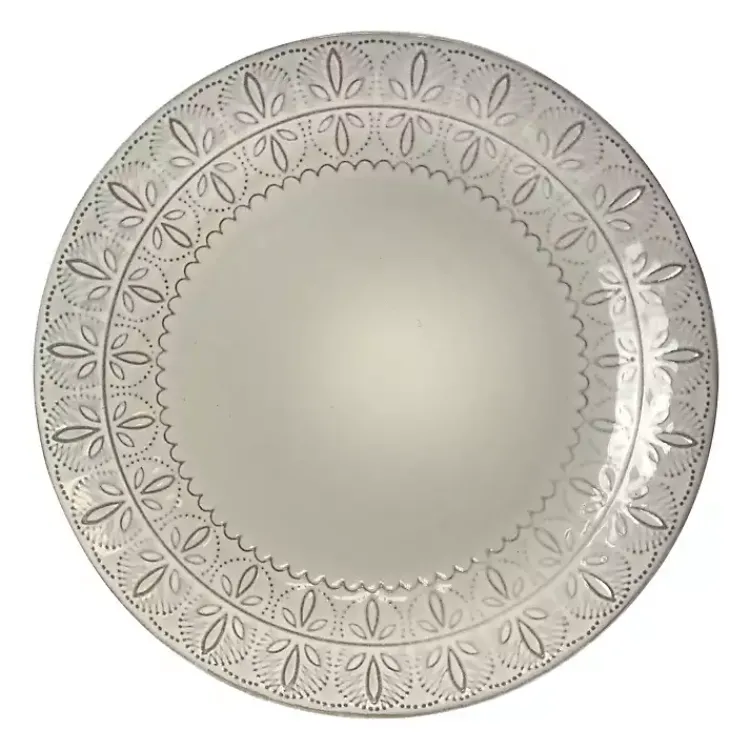 Dinnerware-Kirklands Home Lace Embossed 16-pc. Dinnerware Set White