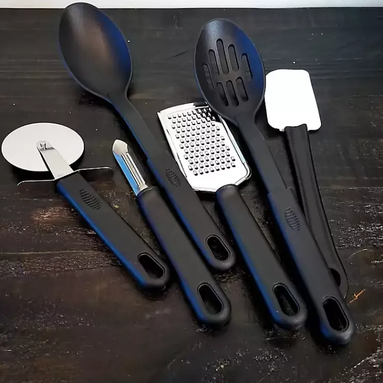 Kitchen Accessories-Kirklands Home 20-pc. Kitchen Prep Set Black