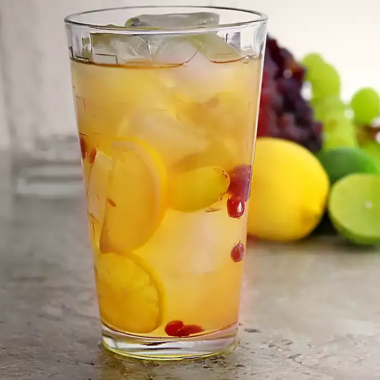 Glassware & Drinkware-Kirklands Home Square Embosses Glass 16-pc. Drinkware Set Clear