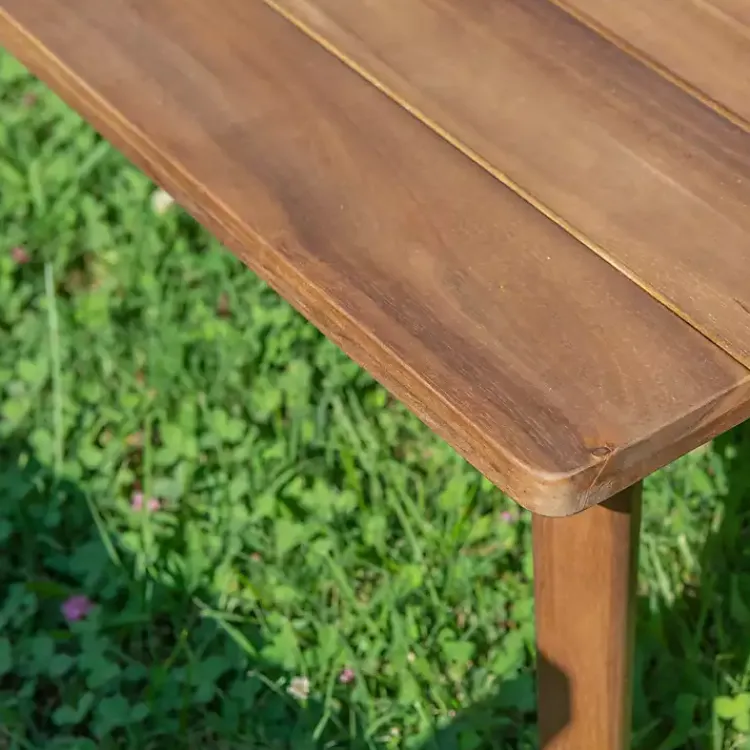 Outdoor Sets-Kirklands Home 4-pc. Acacia Wood Outdoor Living Set Orange