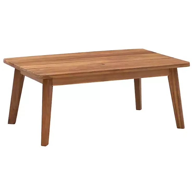 Outdoor Sets-Kirklands Home Acacia Wood 4-pc. Outdoor Living Set Gray