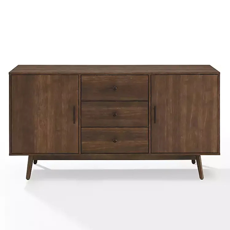 Cabinets & Sideboards-Kirklands Home Bonnie Brown Midcentury Sideboard Cabinet