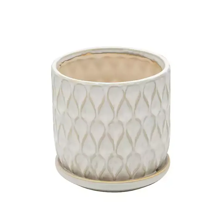 Planters-Kirklands Home Rustic Tan Teardrop 2-pc. Outdoor Planter Set