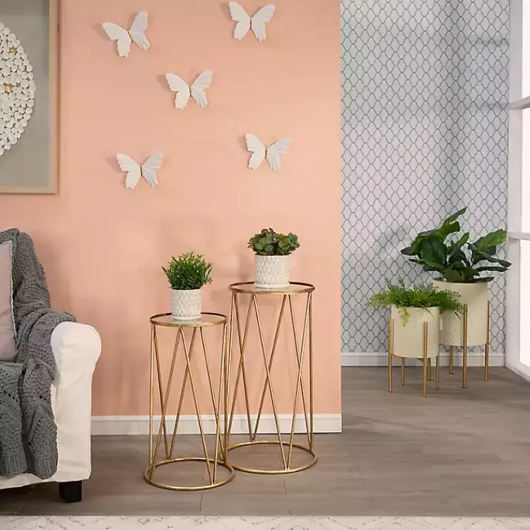 Planters-Kirklands Home Rustic Tan Teardrop 2-pc. Outdoor Planter Set