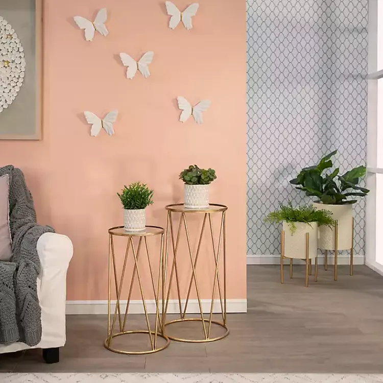 Planters-Kirklands Home Rustic Tan Teardrop 2-pc. Outdoor Planter Set