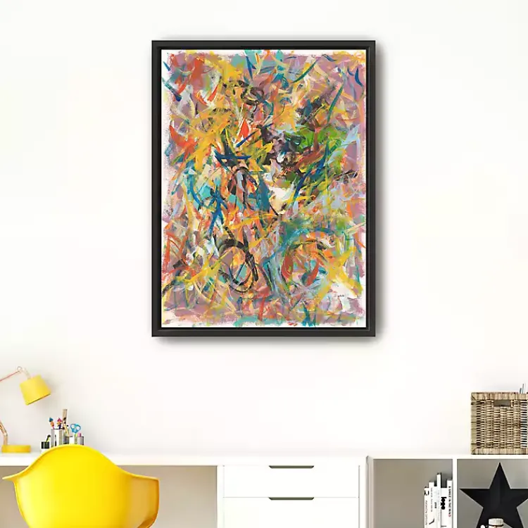 Framed Art-Kirklands Home Inside Out No. 2 Framed Giclee Canvas Art Print