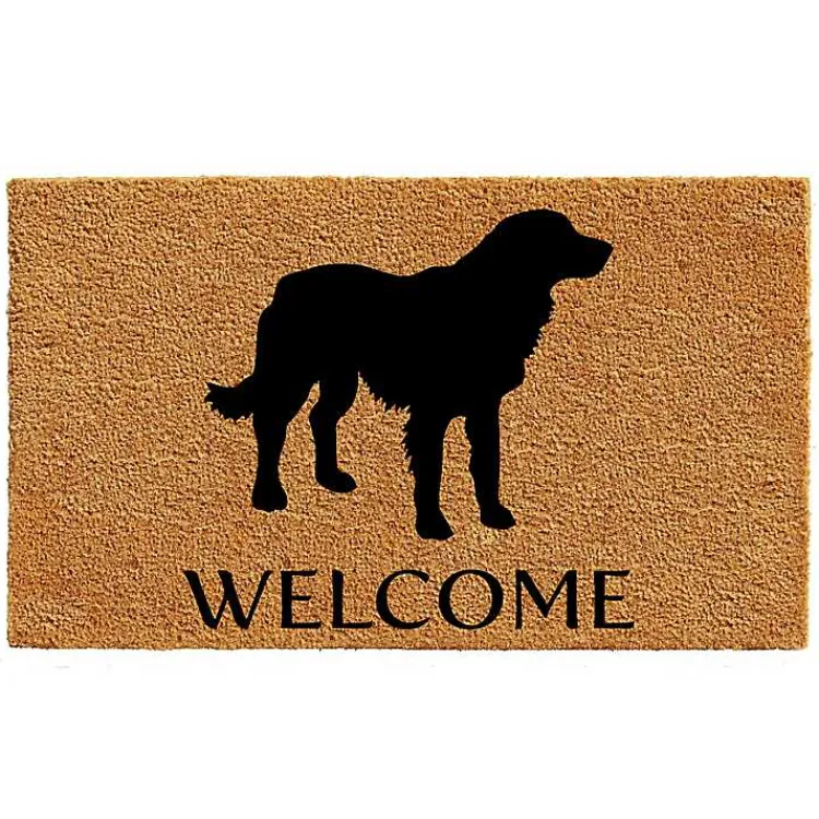 Doormats-Kirklands Home Golden Retriever Welcome Doormat