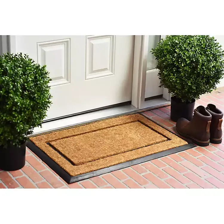 Doormats-Kirklands Home Double Border Doormat, 36x24 in.