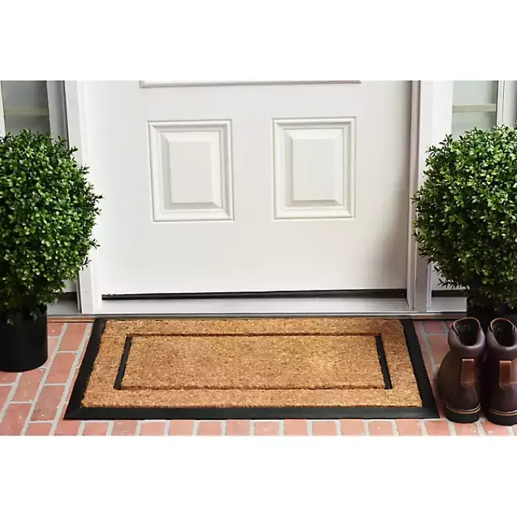 Doormats-Kirklands Home Double Border Doormat, 36x24 in.