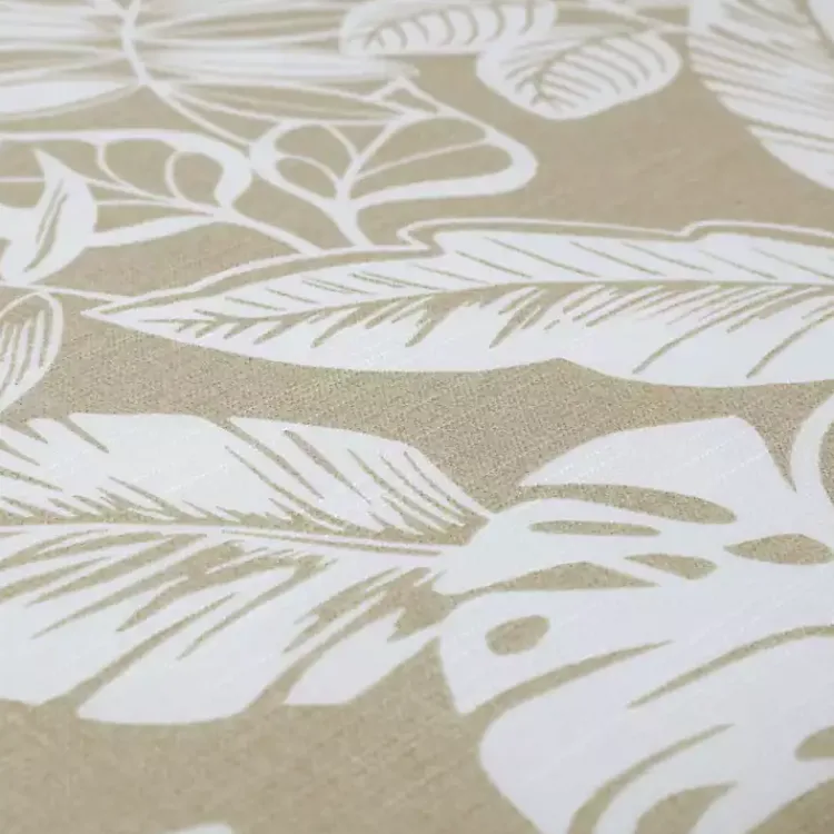 Outdoor Cushions & Pillows-Kirklands Home Natural Leaves Loveseat Outdoor Cushion