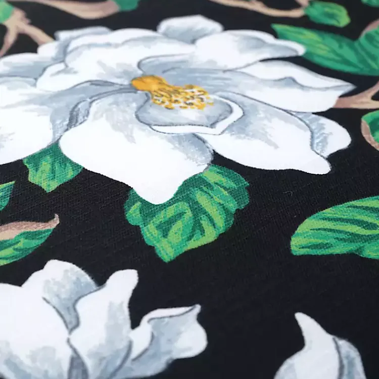 Outdoor Cushions & Pillows-Kirklands Home Black Floral Blooms 2-pc. Outdoor Pillows