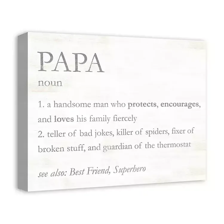 Wall Quotes & Signs-Kirklands Home Papa Definition Wall Plaque