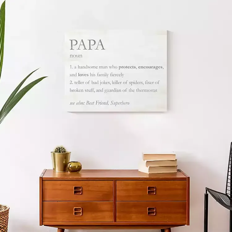 Wall Quotes & Signs-Kirklands Home Papa Definition Wall Plaque