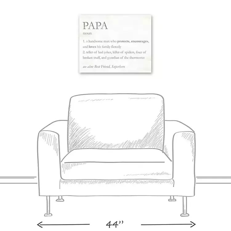 Wall Quotes & Signs-Kirklands Home Papa Definition Wall Plaque
