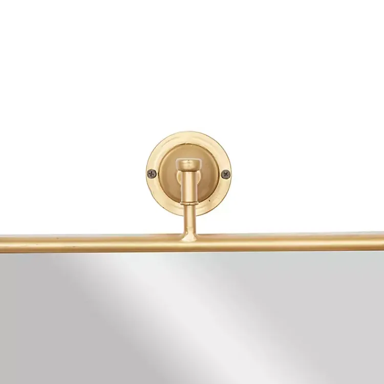 Decorative Mirrors-Kirklands Home Metallic Metal Frame Wall Mirror Gold