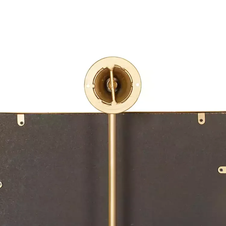 Decorative Mirrors-Kirklands Home Metallic Metal Frame Wall Mirror Gold