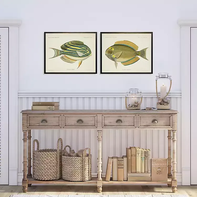 Framed Art-Kirklands Home Acanthurus Fish Framed Art Prints, Set of 2