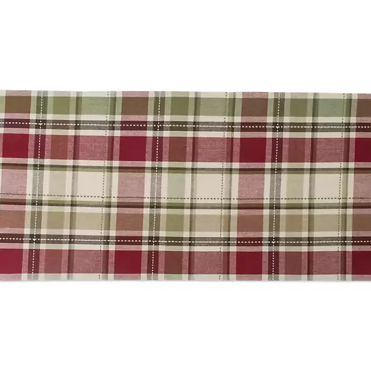 Table Linens-Kirklands Home Autumn Harvest Plaid Table Runner