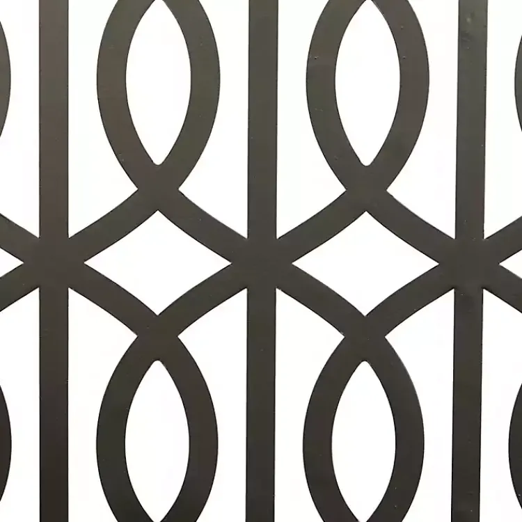 Wall Plaques-Kirklands Home Framed Matte Black Metal Wall Plaques, Set of 4