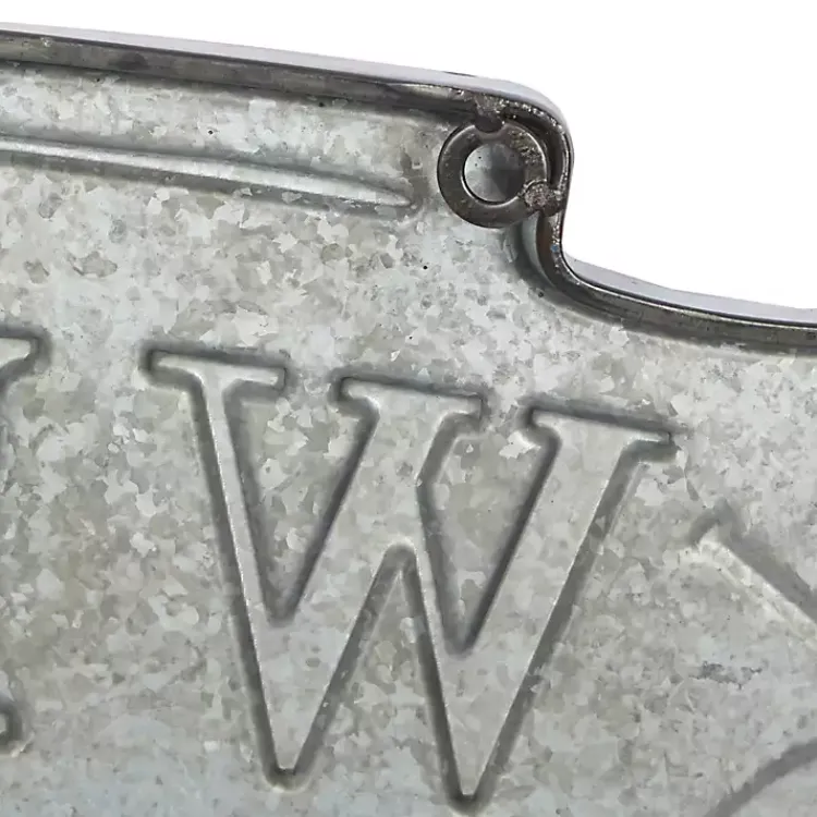 Wall Quotes & Signs-Kirklands Home Welcome To The Lake Metal Wall Plaque