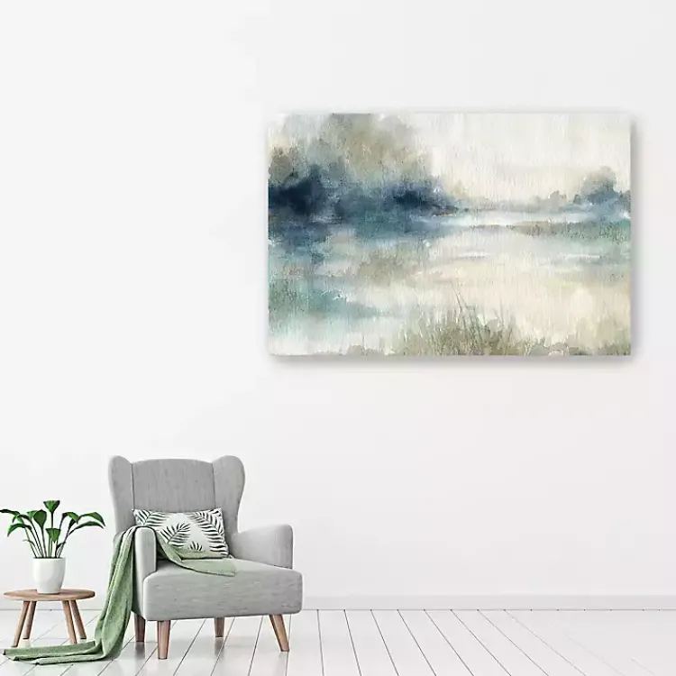 Canvas Art-Kirklands Home Still Evening Waters II Giclee Canvas Art Print Blue