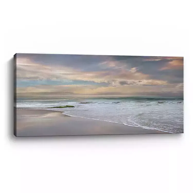 Canvas Art-Kirklands Home Soft Twilight Giclee Canvas Art Print, 60x30 in. Blue