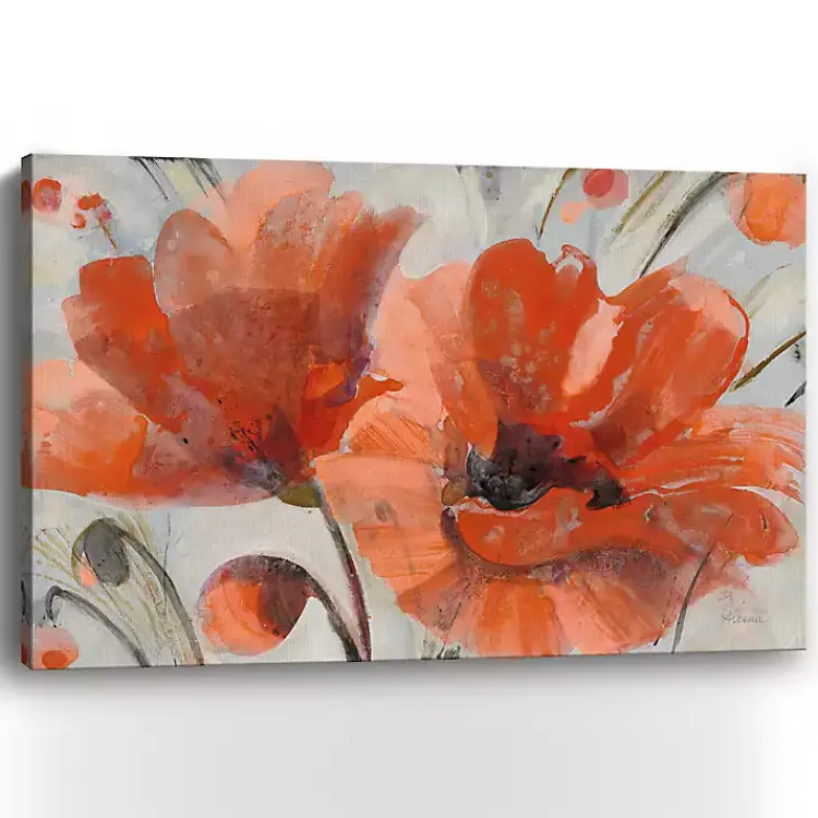 Canvas Art-Kirklands Home Popping Giclee Canvas Art Print Red