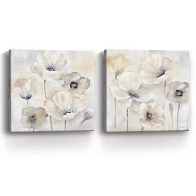 Canvas Art-Kirklands Home Poppy Garden 2-pc. Canvas Art Set, 30x30 in. Gray
