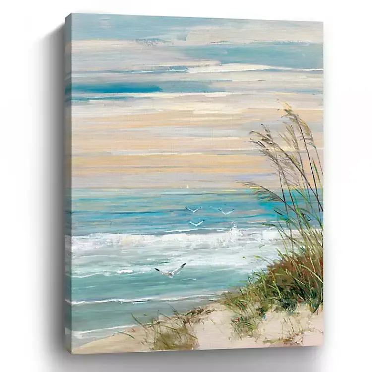 Canvas Art-Kirklands Home Beach at Dusk Canvas Art Print, 36x48 in.