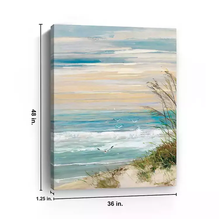 Canvas Art-Kirklands Home Beach at Dusk Canvas Art Print, 36x48 in.