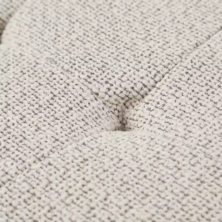 Benches & Ottomans-Kirklands Home Tufted Bronze Metal Bench Tan