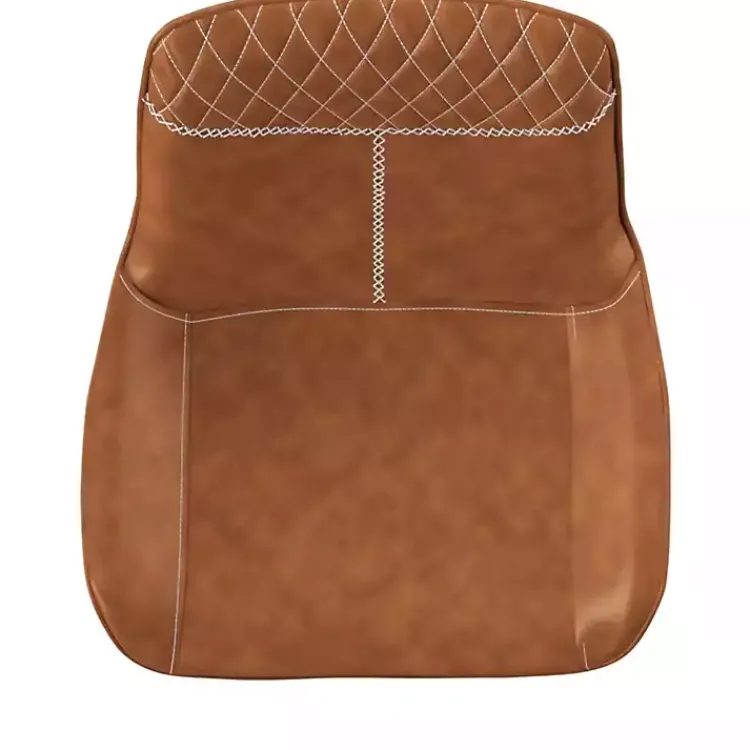 Dining Chairs-Kirklands Home Faux Leather Dining Chairs, Set of 2 Brown