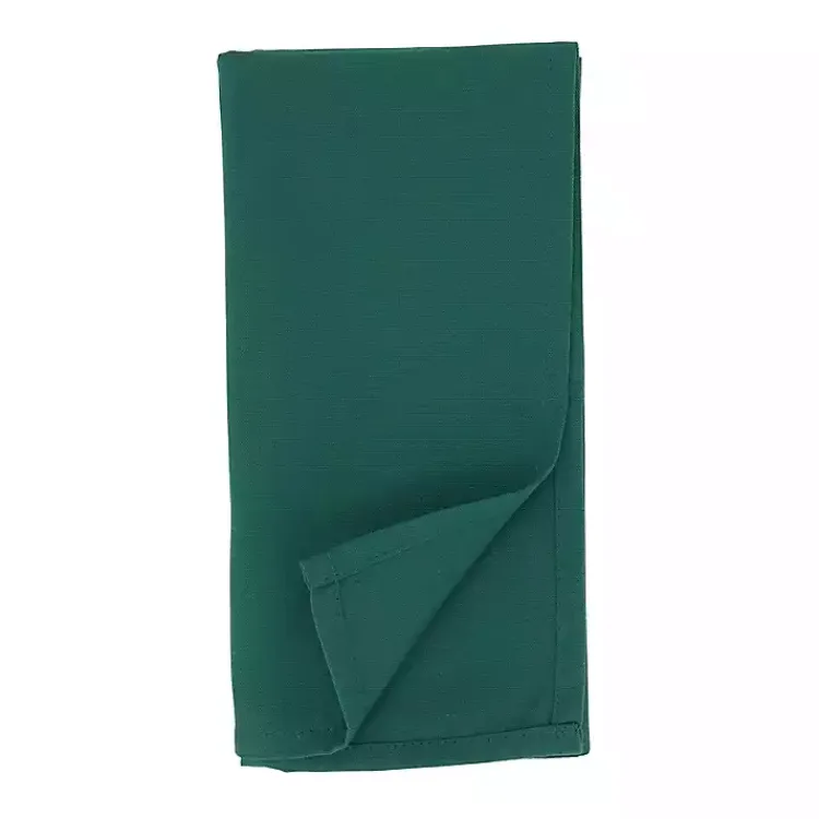 Table Linens-Kirklands Home Everyday Polyester Cloth Napkins, Set of 12 Green
