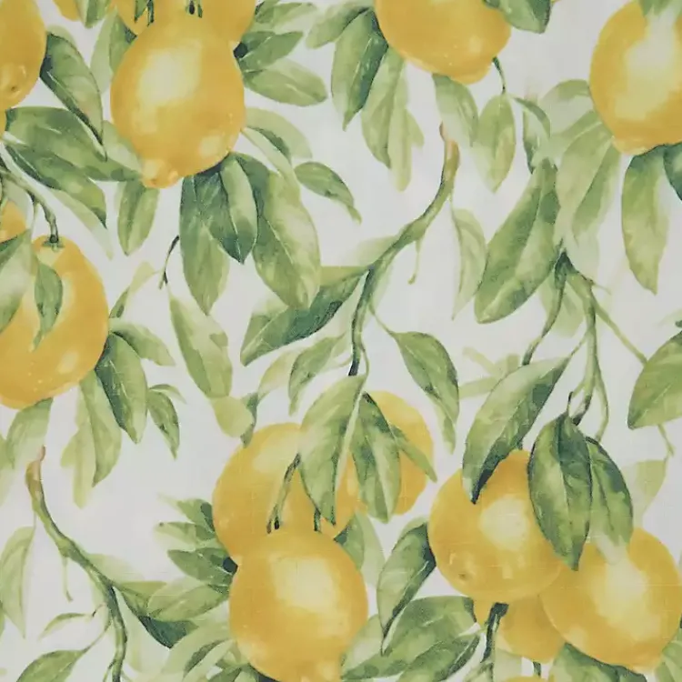 Table Linens-Kirklands Home Sunny Lemon Print Table Runner