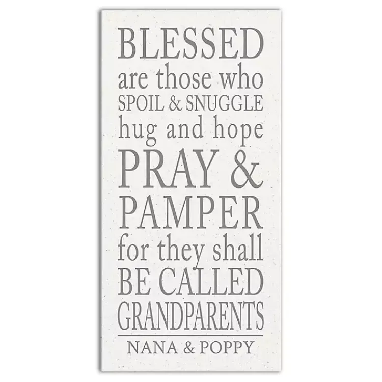 Wall Quotes & Signs-Kirklands Home Personalized Those Grandparents Canvas Wall Plaque