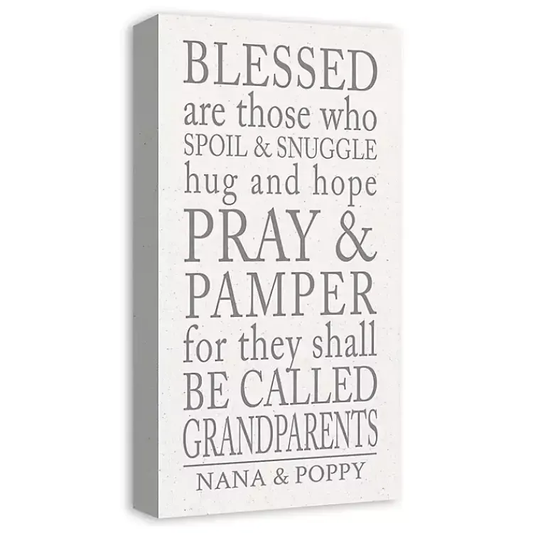Wall Quotes & Signs-Kirklands Home Personalized Those Grandparents Canvas Wall Plaque