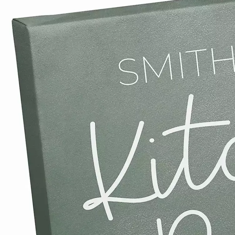 Wall Quotes & Signs-Kirklands Home Personalized Kitchen Rules Canvas Wall Plaque