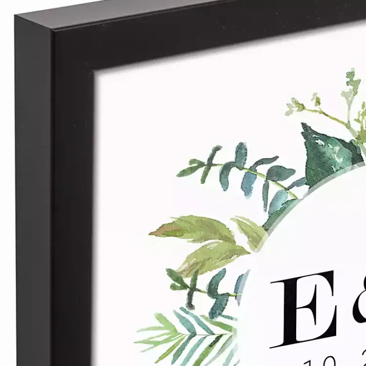 Wall Quotes & Signs-Kirklands Home Personalized Framed Monogram Leaves Wall Plaque