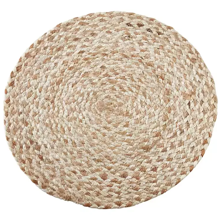 Table Linens-Kirklands Home Natural Woven Jute Placemats, Set of 4 Tan