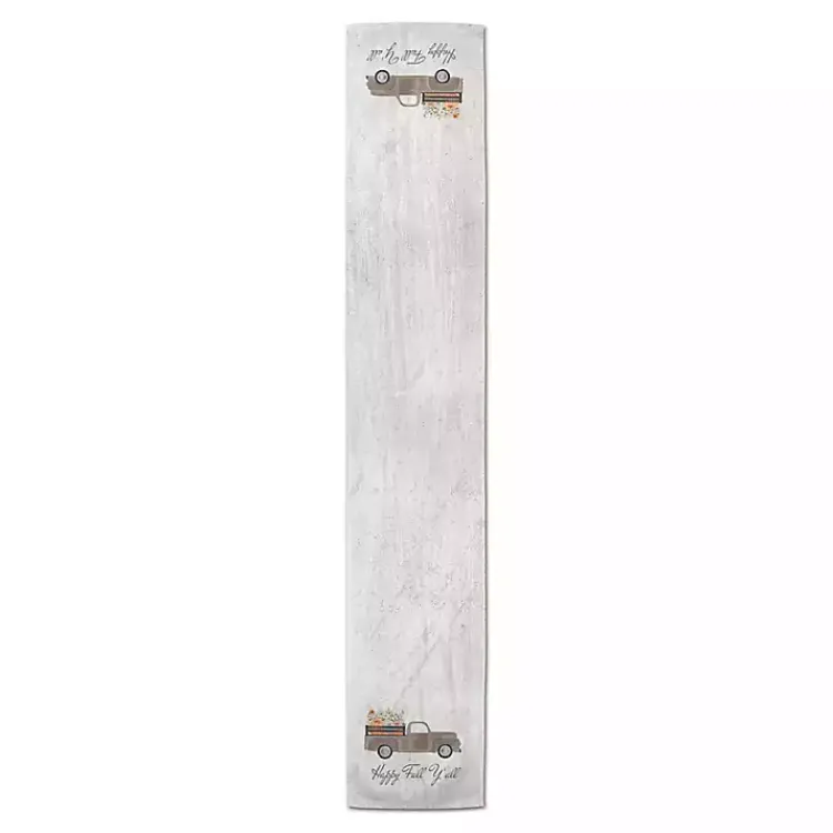Table Linens-Kirklands Home Fall Ya'll Pumpkin Truck Harvest Table Runner