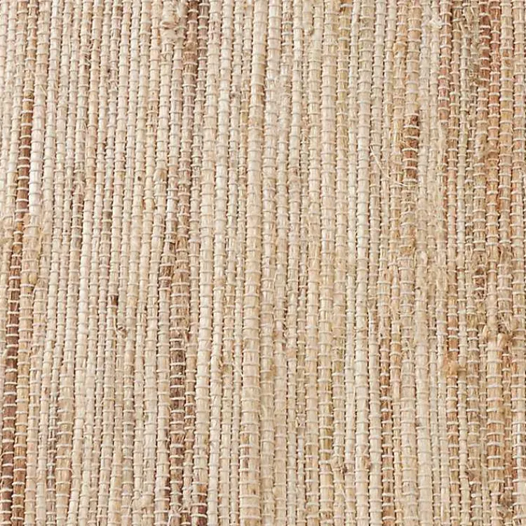 Outdoor Dining-Kirklands Home Natural Tasseled Chindi Outdoor Table Runner Tan