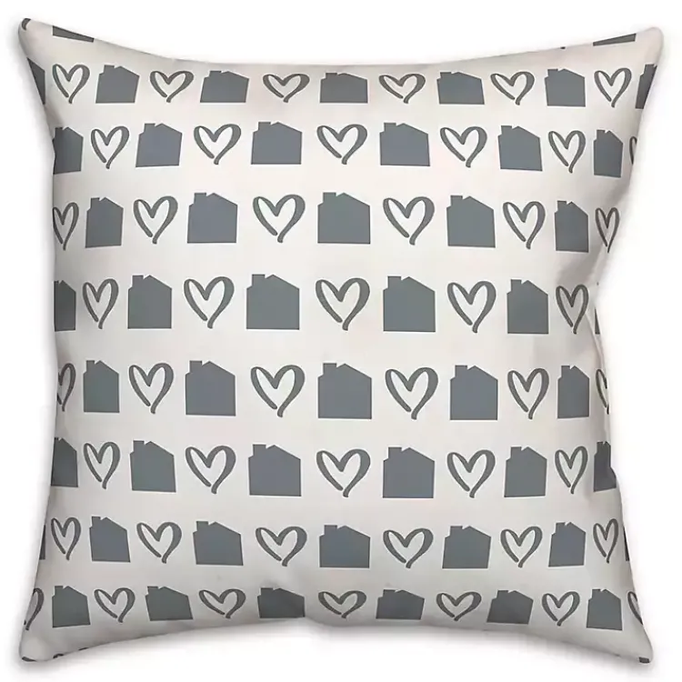 Outdoor Cushions & Pillows-Kirklands Home Personalized Home Sweet Home Outdoor Pillow Blue