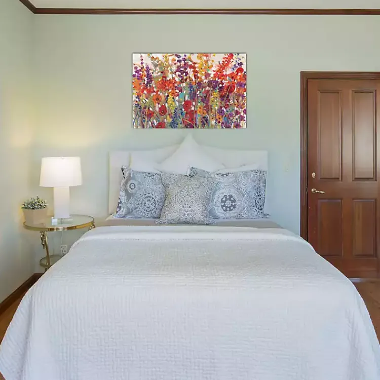 Canvas Art-Kirklands Home Variety of Flowers II Canvas Art Print Multi