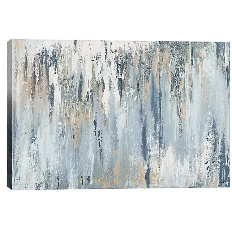 Canvas Art-Kirklands Home Blue Illusion Canvas Art Print