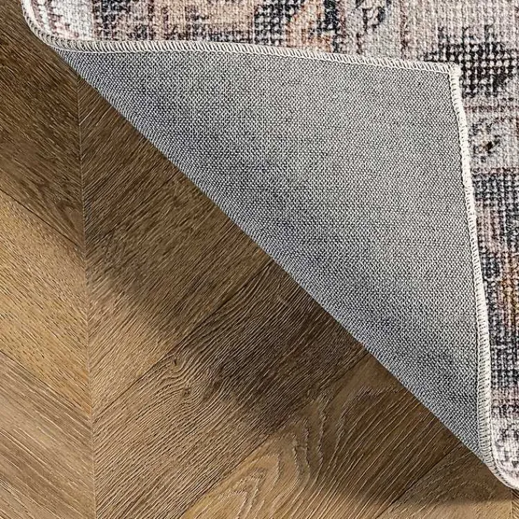 Area Rugs-Kirklands Home Mali Traditional Medallion Washable Area Rug, 5x8