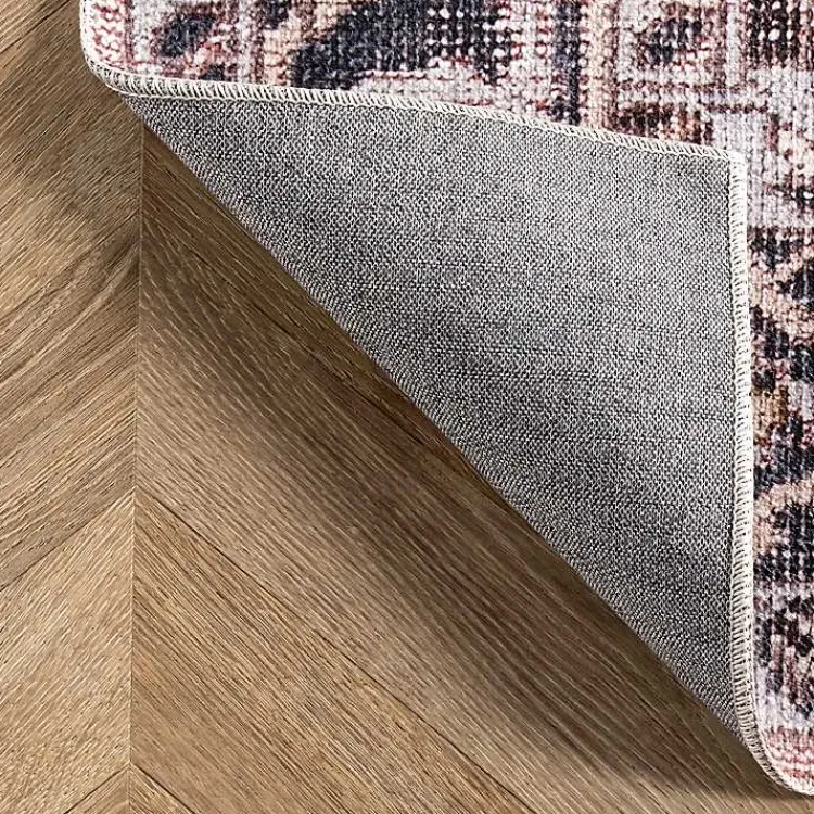 Area Rugs-Kirklands Home Sasha Medallion Washable Area Rug, 4x6