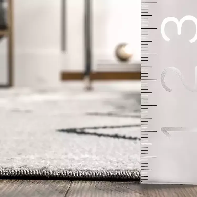 Area Rugs-Kirklands Home Transitional Moroccan Washable Area Rug, 4x6