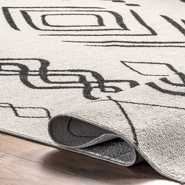 Area Rugs-Kirklands Home Transitional Moroccan Washable Area Rug, 4x6