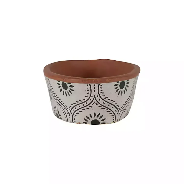 Planters-Kirklands Home Ogee Handthrown Terracotta Planter